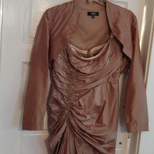 Tadashi collection evening dress